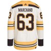 Boston Bruins Trikot 100th Anniversary Brad Marchand Adidas 2023-24 Cream Authentic - Herren